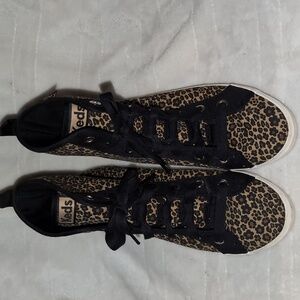 Keds floral leopard high top sneaker